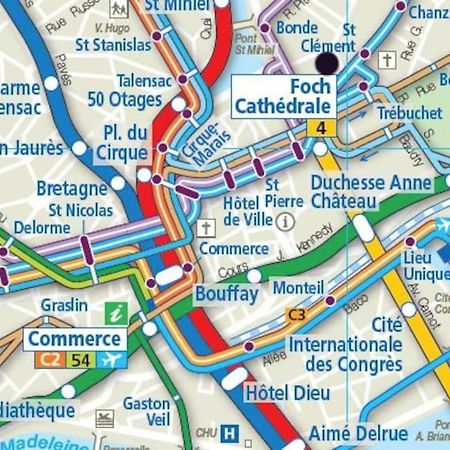 Charmant Et Lumineux T2 Centre Ville Au Calme Nantes Zewnętrze zdjęcie