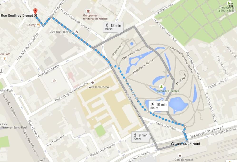 Charmant Et Lumineux T2 Centre Ville Au Calme Nantes Zewnętrze zdjęcie