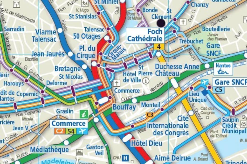 Charmant Et Lumineux T2 Centre Ville Au Calme Nantes Zewnętrze zdjęcie